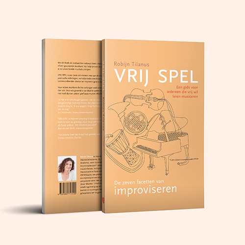 voorkant en achterkant van het boek vrij spel