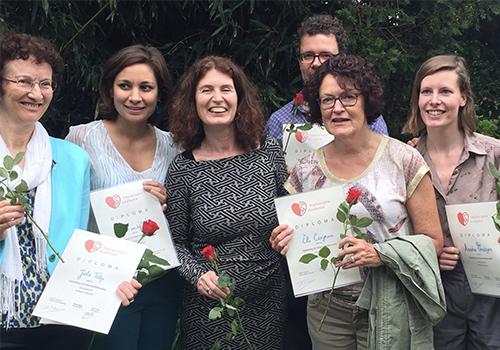 Diploma-uitreiking van de opleiding tot improvisatiecoach