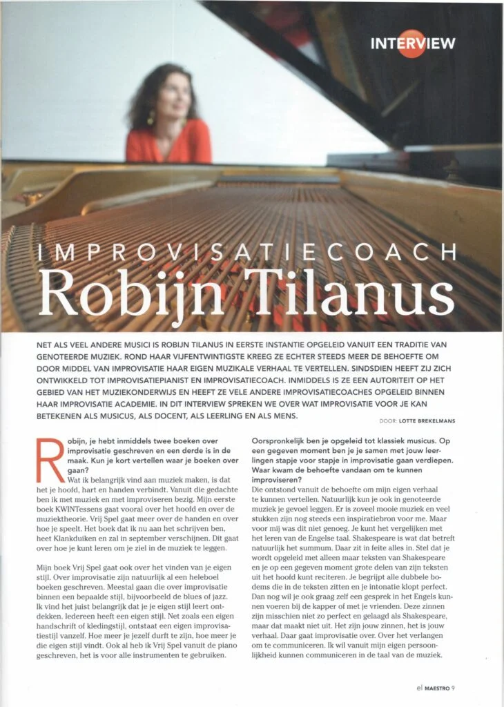 Interview El Maestro pagina 1